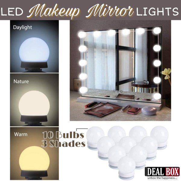 10 Bulb Vanity Light (3 Modes)
